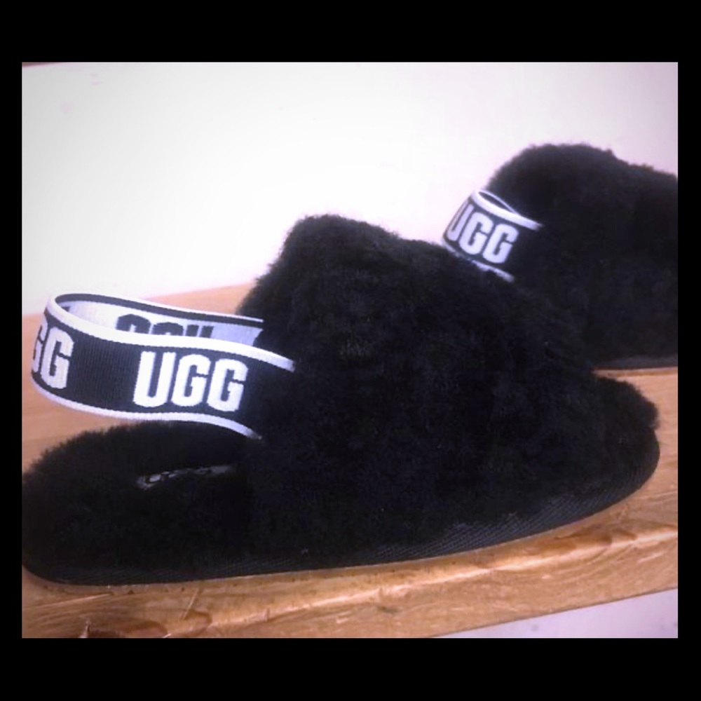 Ugg fluff slide sandals